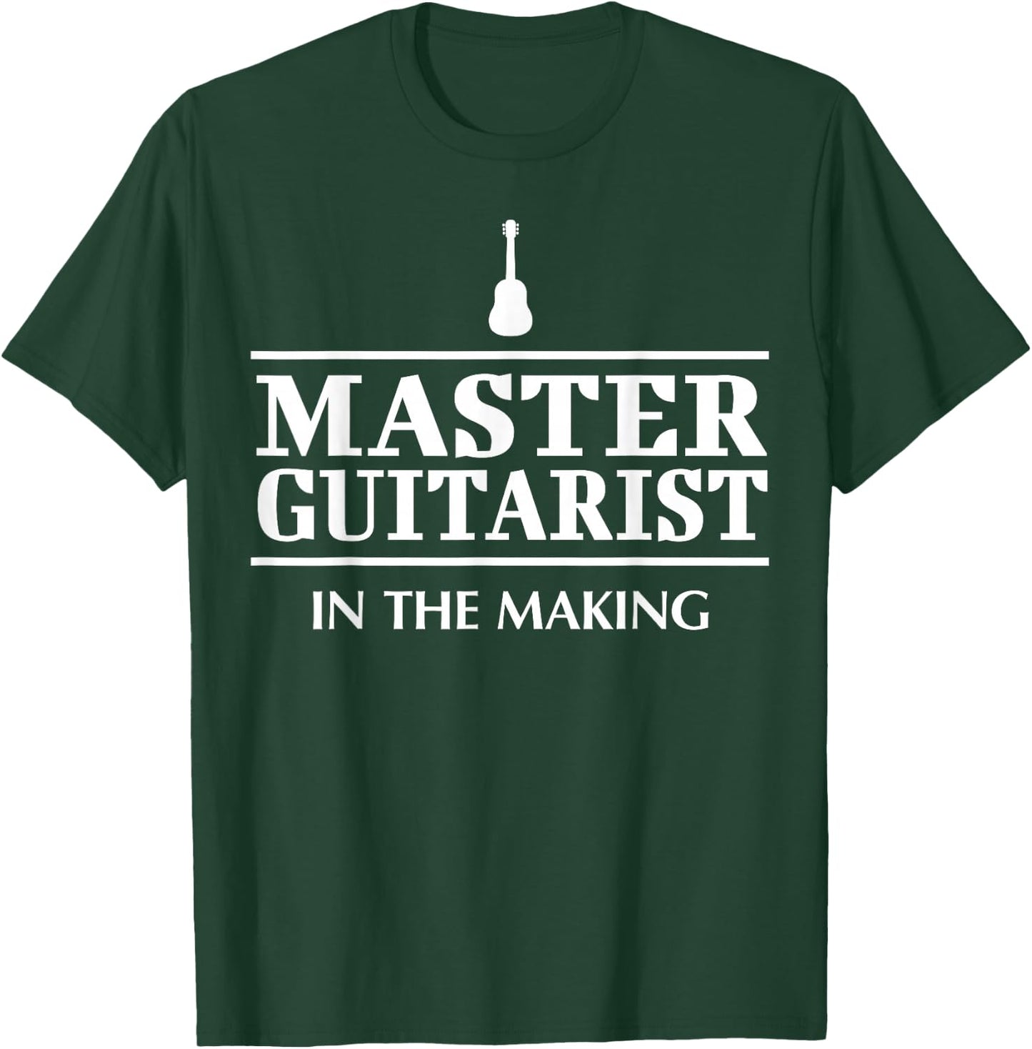 Hilarious Guitar Player Saying I Master Guitarist T-Shirt - T-Shirt | Forest