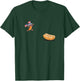 Freedom Dive Hotdog Funny Patriotic Hotdog Jumping Into Bun T-Shirt - T-Shirt | Forest