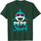Pepe Shark Wearing Cool Sunglasses Grandpa T-Shirt - T-Shirt | Forest