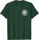 Front and Back "Vintage Air-Cooled" German Motorsport Racing T-Shirt - T-Shirt | Forest