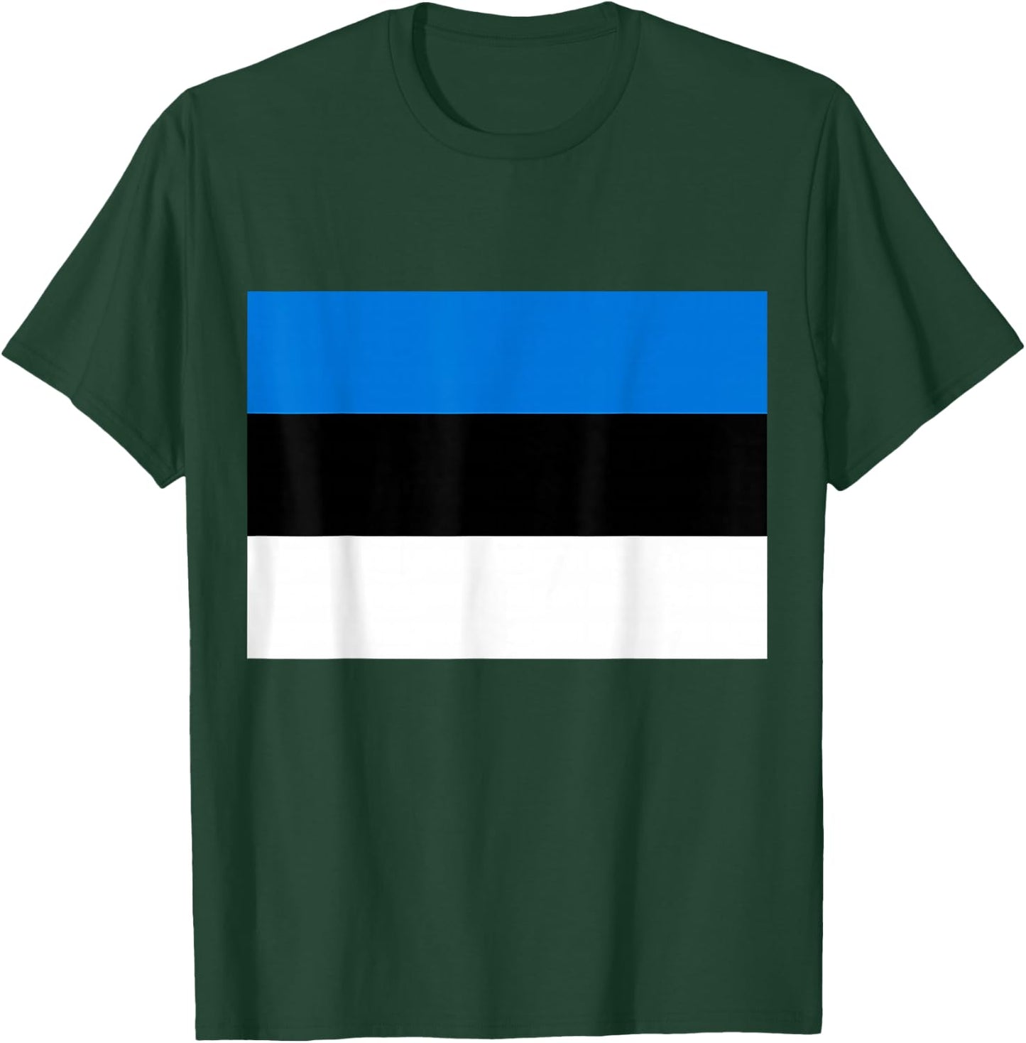 Flag Of Estonia Proud Patriot Souvenir Fan Patriotic Pride T-Shirt - T-Shirt | Forest