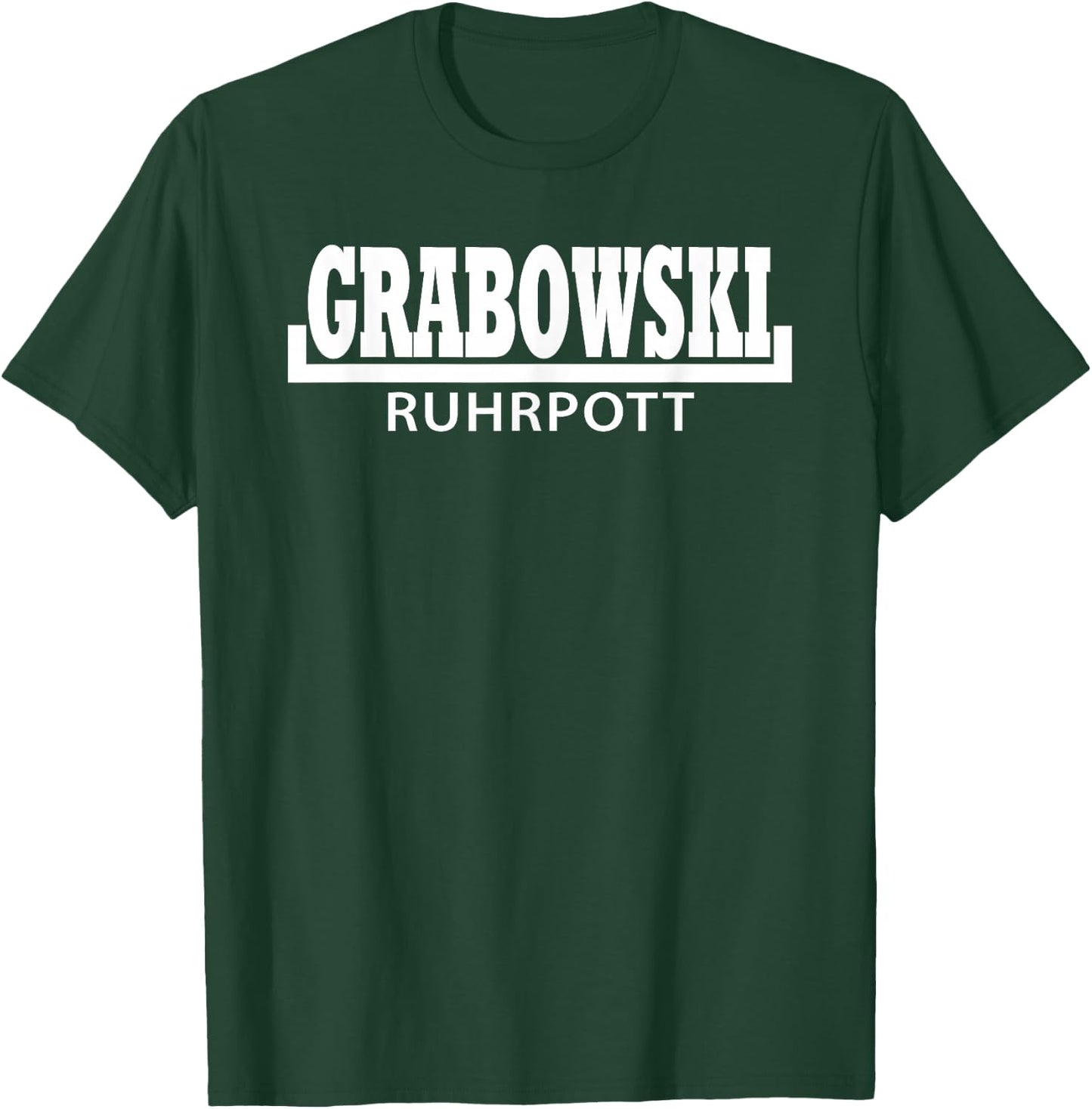 grabowski ruhrpott - Herren - Erwachsene - Schwarz - Small - Halbarm T-Shirt - T-Shirt | Forest