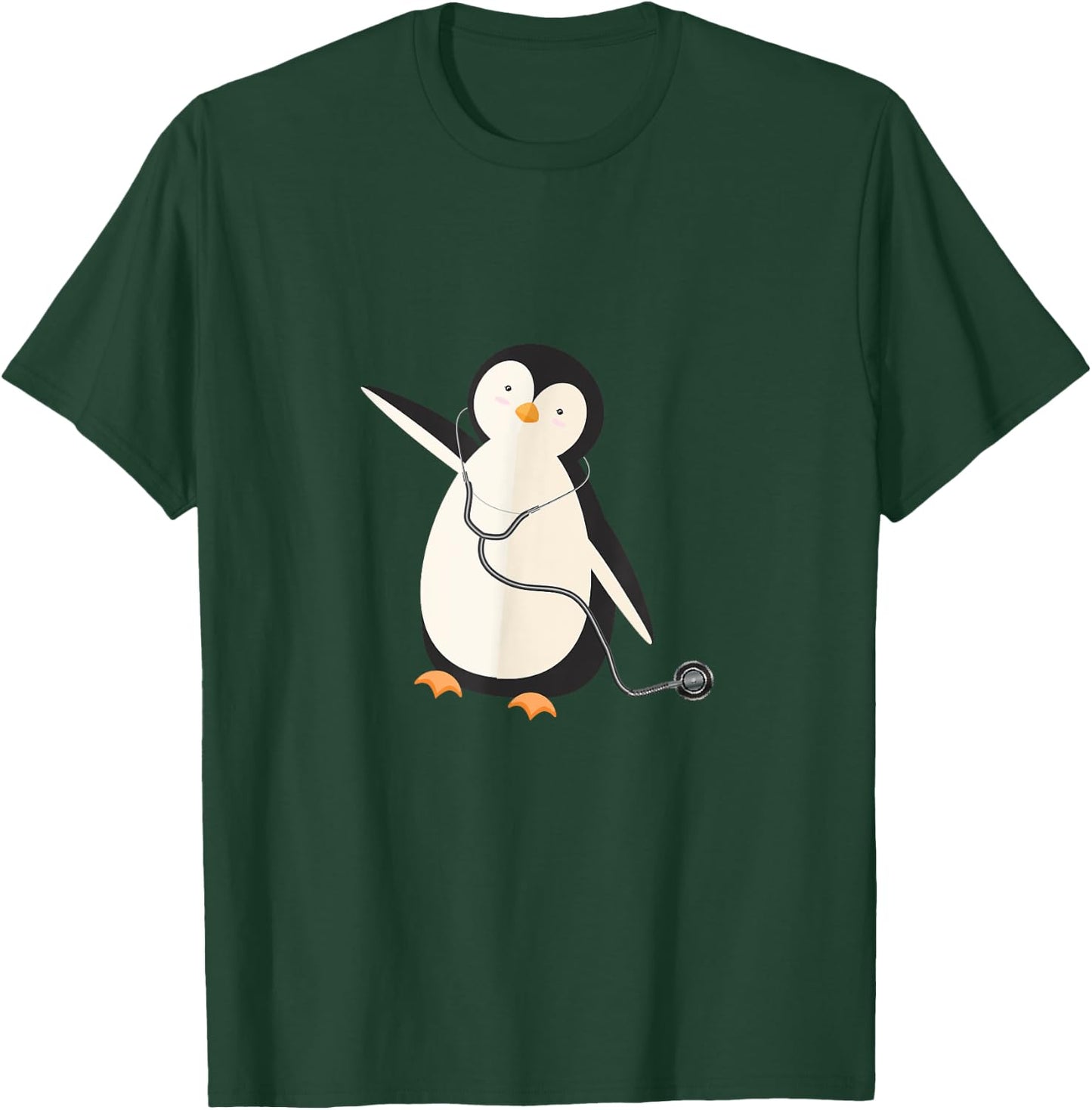Penguin Pediatrician Pediatric Doctor Physician Surgeon T-Shirt - T-Shirt | Forest