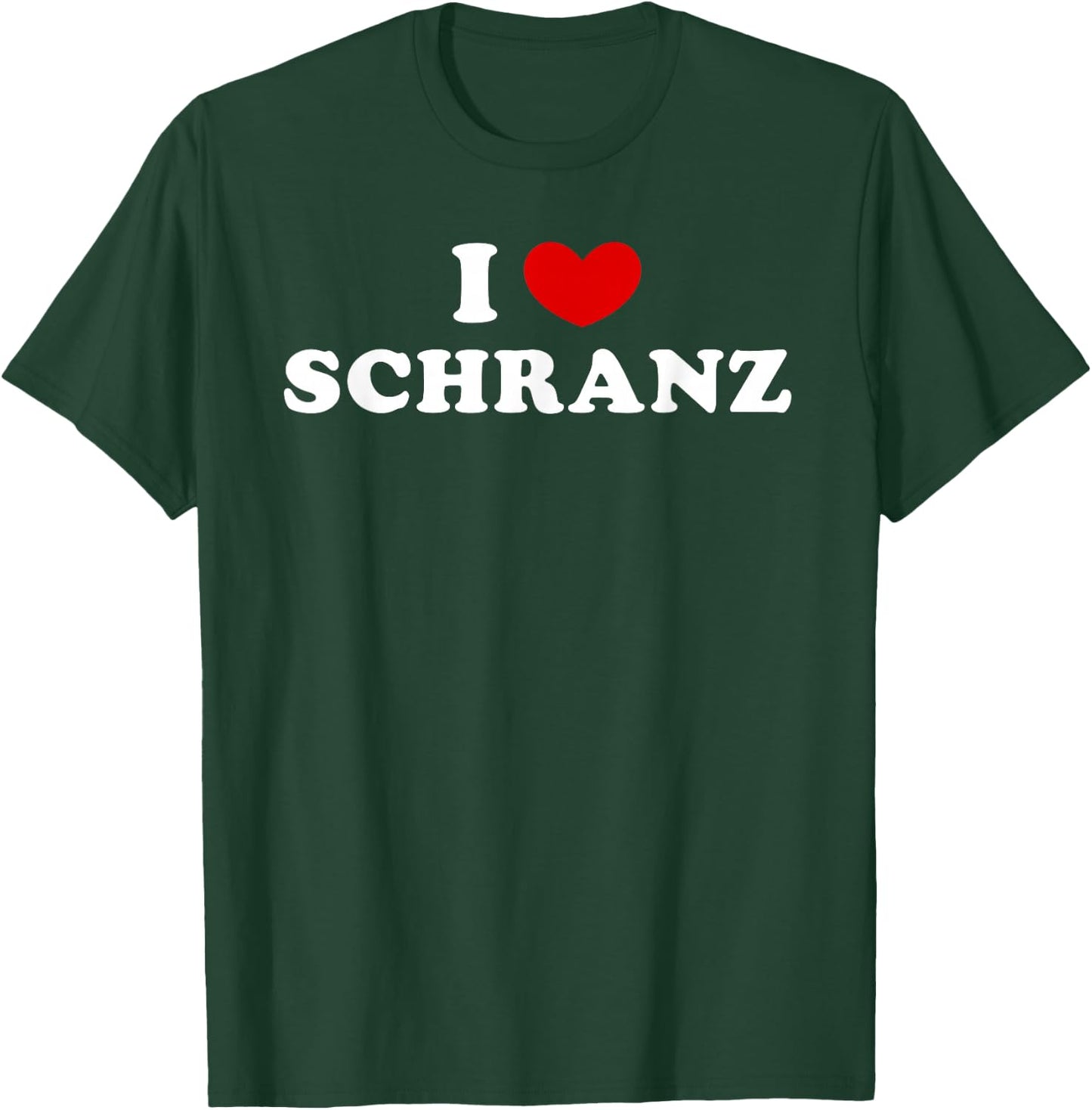 I Love Schranz, J'aime Schranz T-Shirt - T-Shirt | Forest