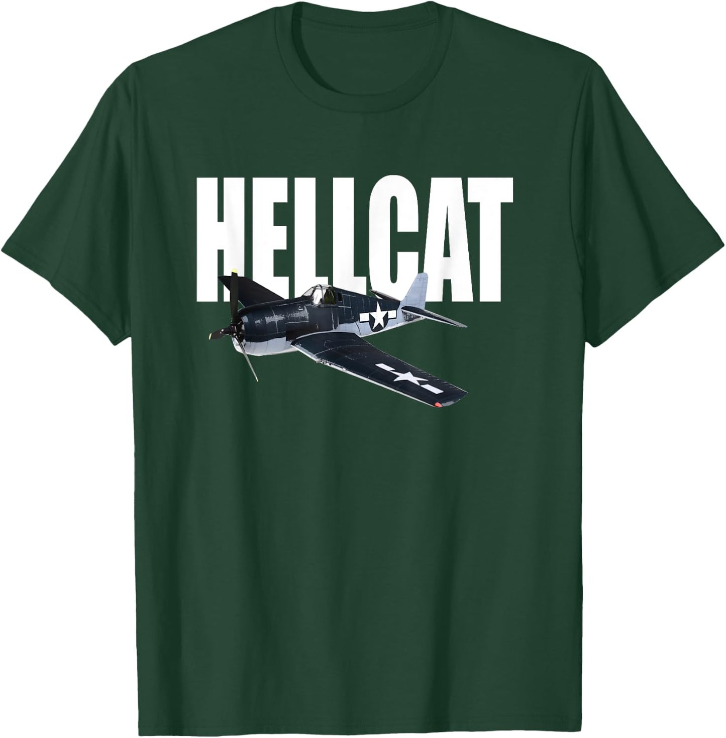 Grumman F6F Hellcat 2. Weltkrieg Flugzeug T-Shirt - T-Shirt | Forest