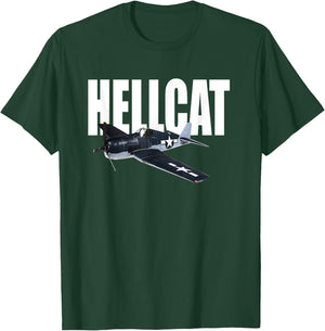 Grumman F6F Hellcat 2. Weltkrieg Flugzeug T-Shirt - T-Shirt | Forest