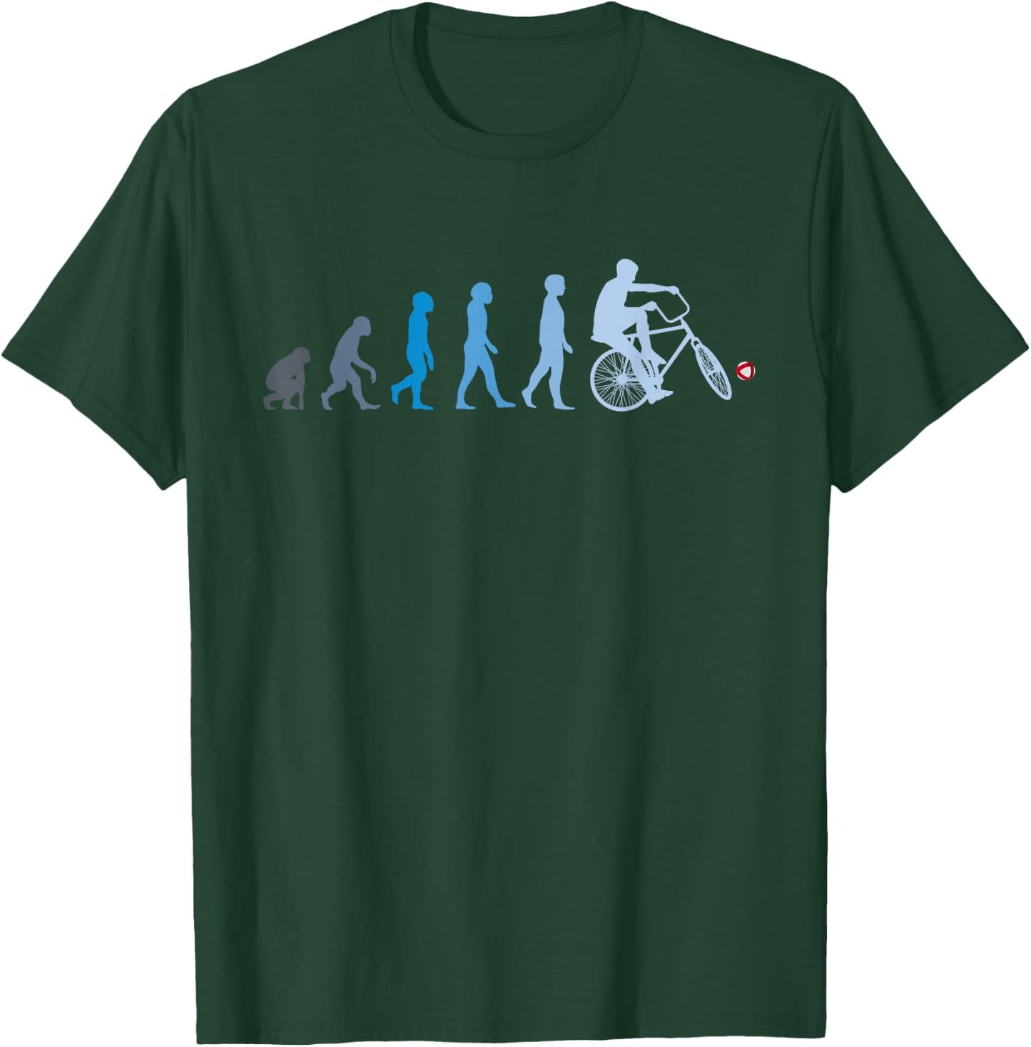 Radball - Cycleball - Evolution T-Shirt - T-Shirt | Forest