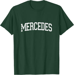 Vintage Personalised Name Classic Mercedes , black T-Shirt - T-Shirt | Forest