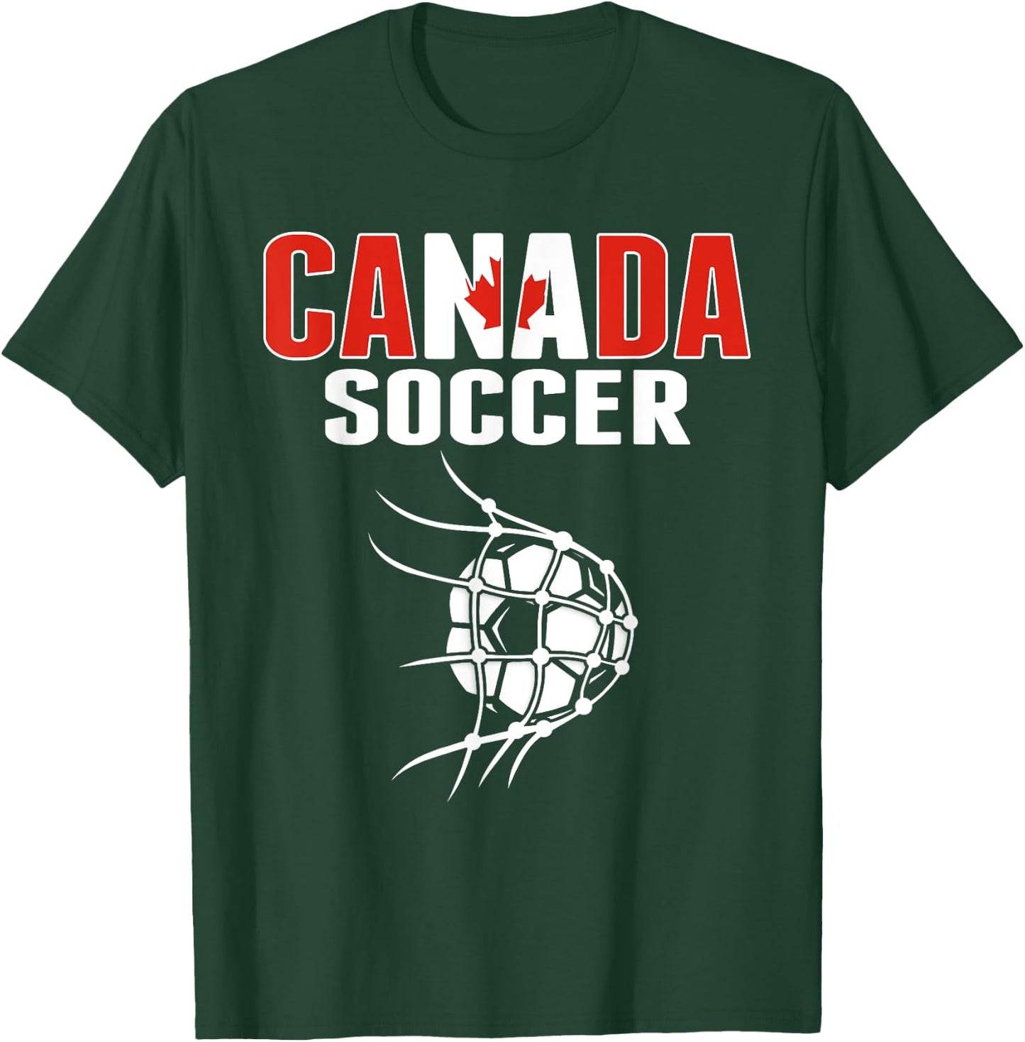 Canada Soccer Fans Jersey - Support Canadian Football Team T-Shirt - T-Shirt | Forest