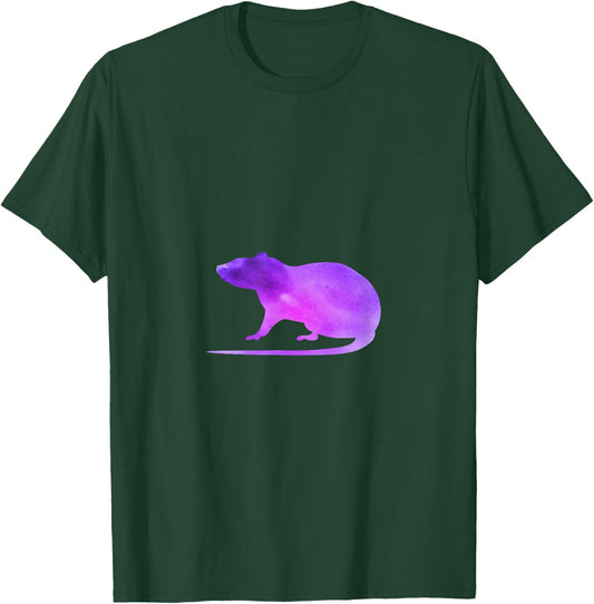 Purple Rat Rat Gift Mouse Funny T-Shirt - T-Shirt | Forest
