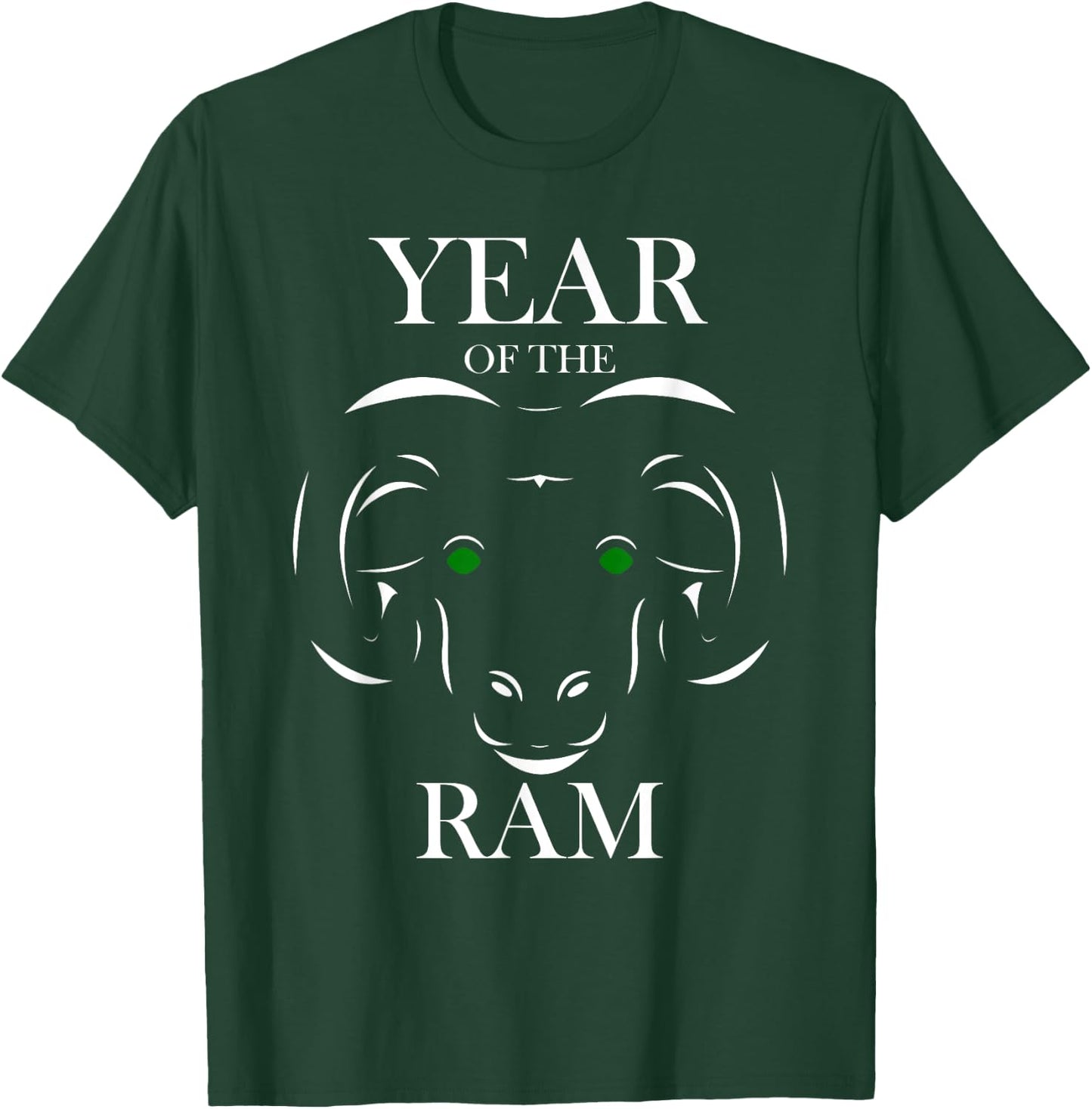Year of the Ram Sheep Chinese Zodiac T-Shirt - T-Shirt | Forest
