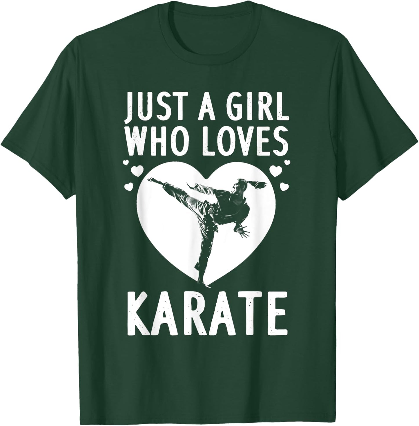 Funny Karate Girls Karate Black Belt Martial Arts T-Shirt - T-Shirt | Forest