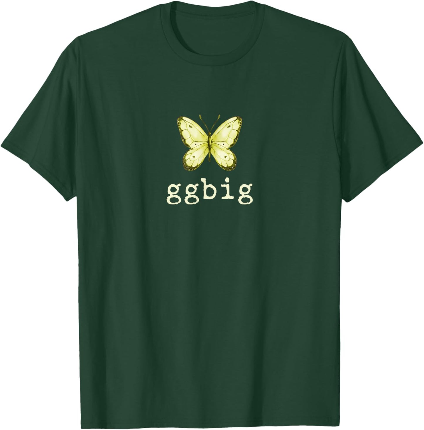 GGBig Butterfly Sorority Reveal Big Little for Lil Sister T-Shirt - T-Shirt | Forest