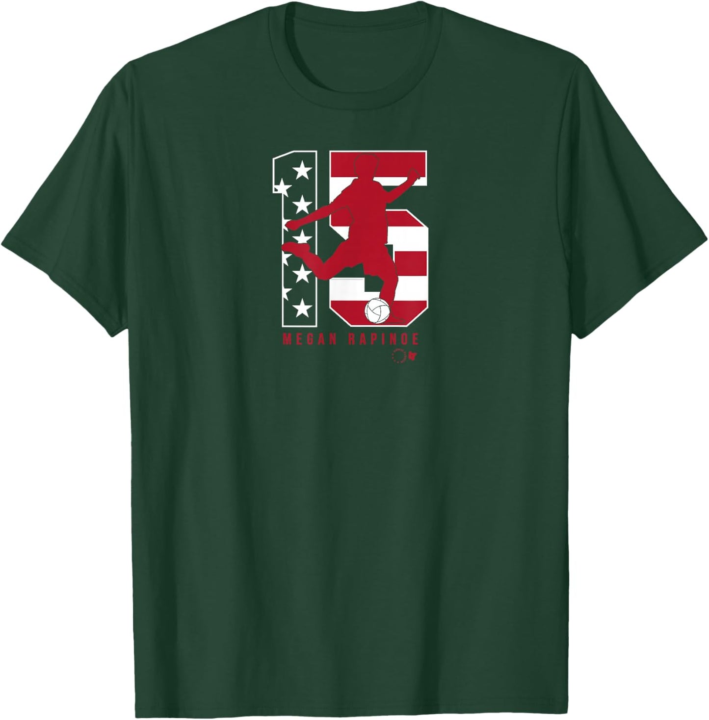 Megan Rapinoe 15: USWNT Players Association - USA Soccer T-Shirt - T-Shirt | Forest