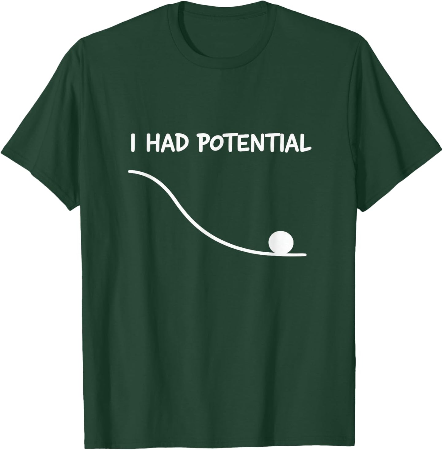 I Had Potential Lustiges Zitat Sarkastisches Zitat Work Life T-Shirt - T-Shirt | Forest