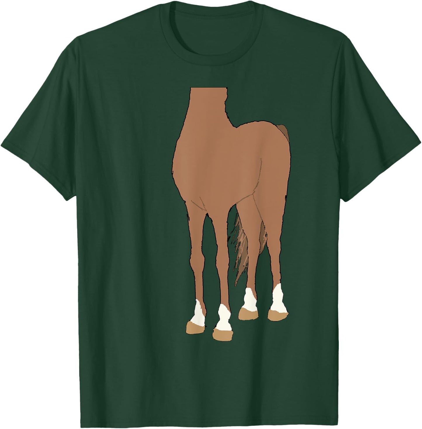 Halloween Horse Body Costume for Kids T-Shirt - T-Shirt | Forest