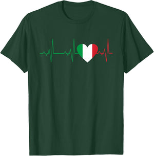 Italian Italy Flag Italia Italian Pride T-Shirt - T-Shirt | Forest