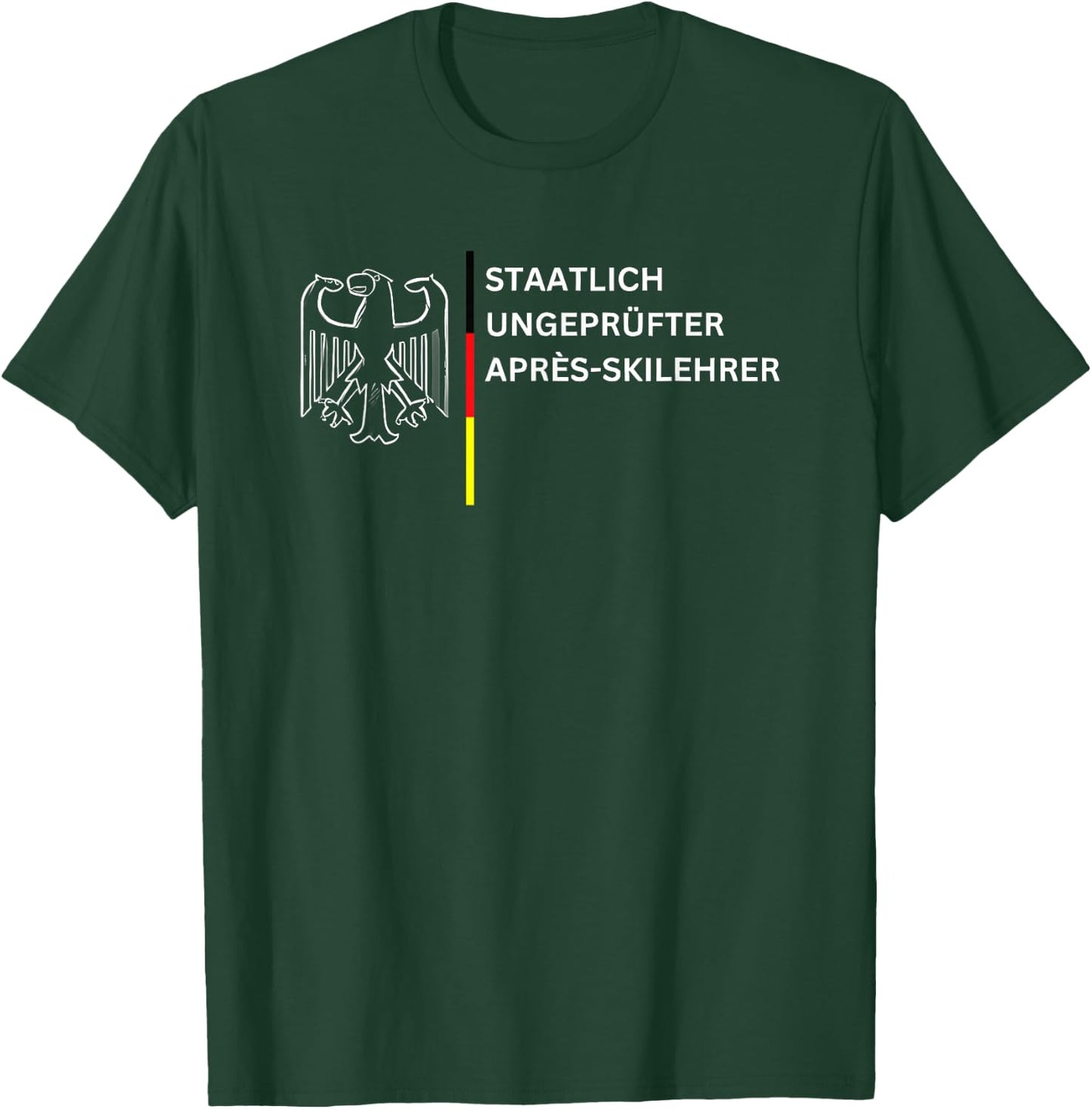 State Untested Après Ski Instructor , black T-Shirt - T-Shirt | Forest