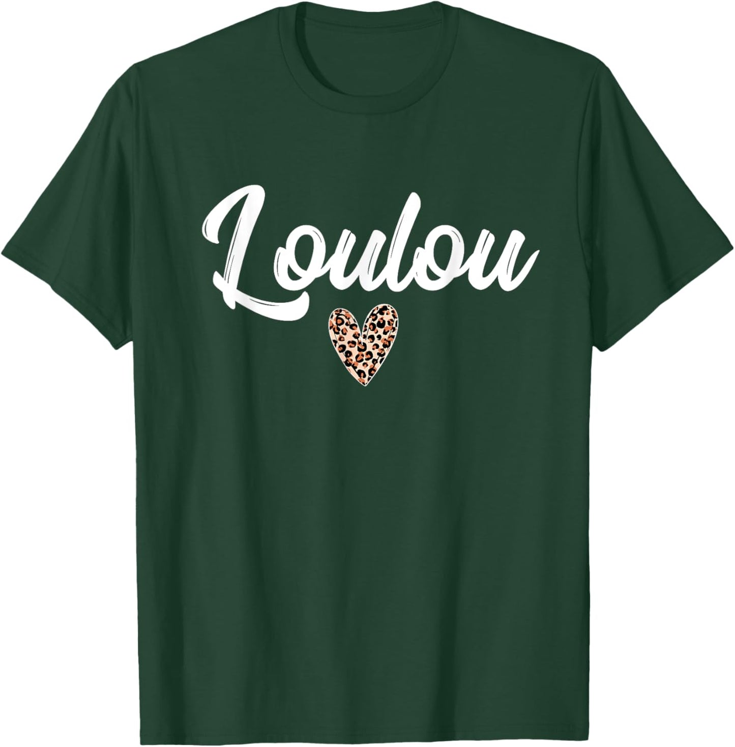 Loulou nickname gift girl woman man couple Valentine's Day T-Shirt - T-Shirt | Forest