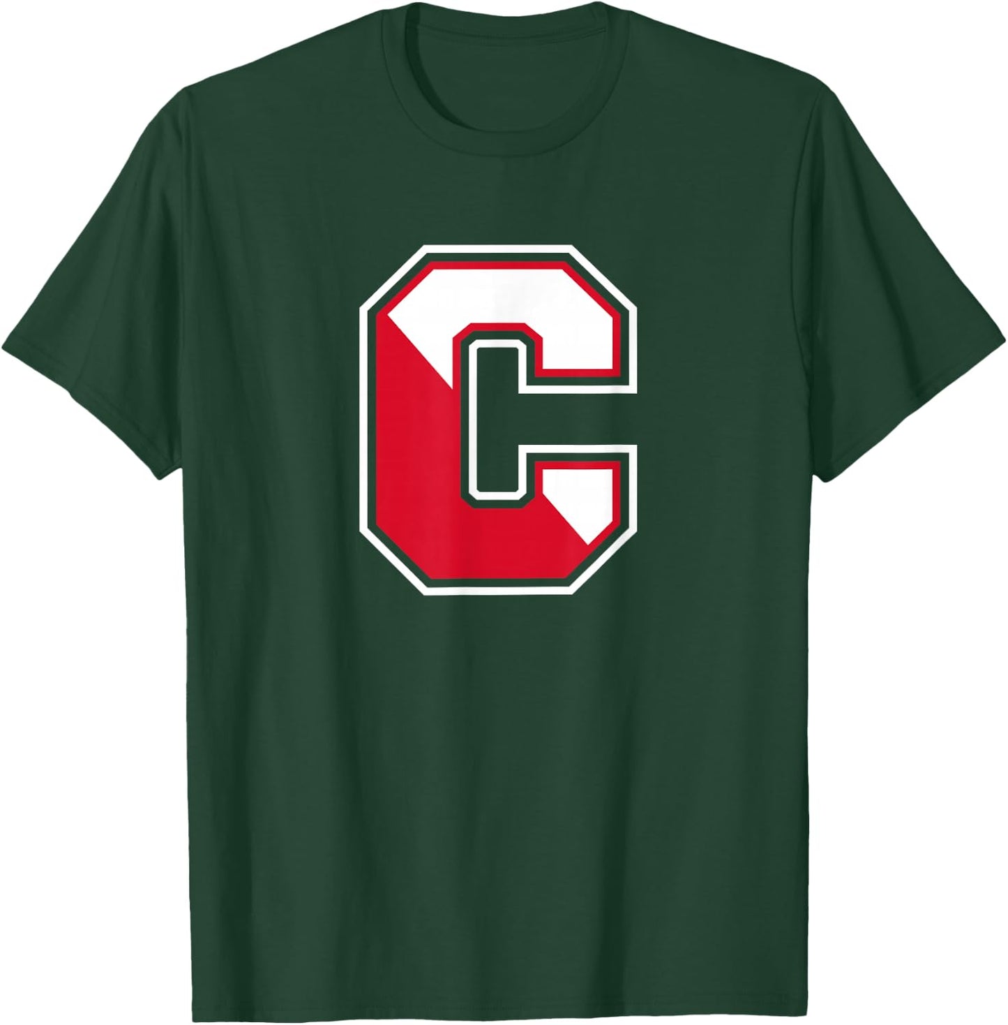 SUNY Cortland Red Dragons C Mark T-Shirt - T-Shirt | Forest