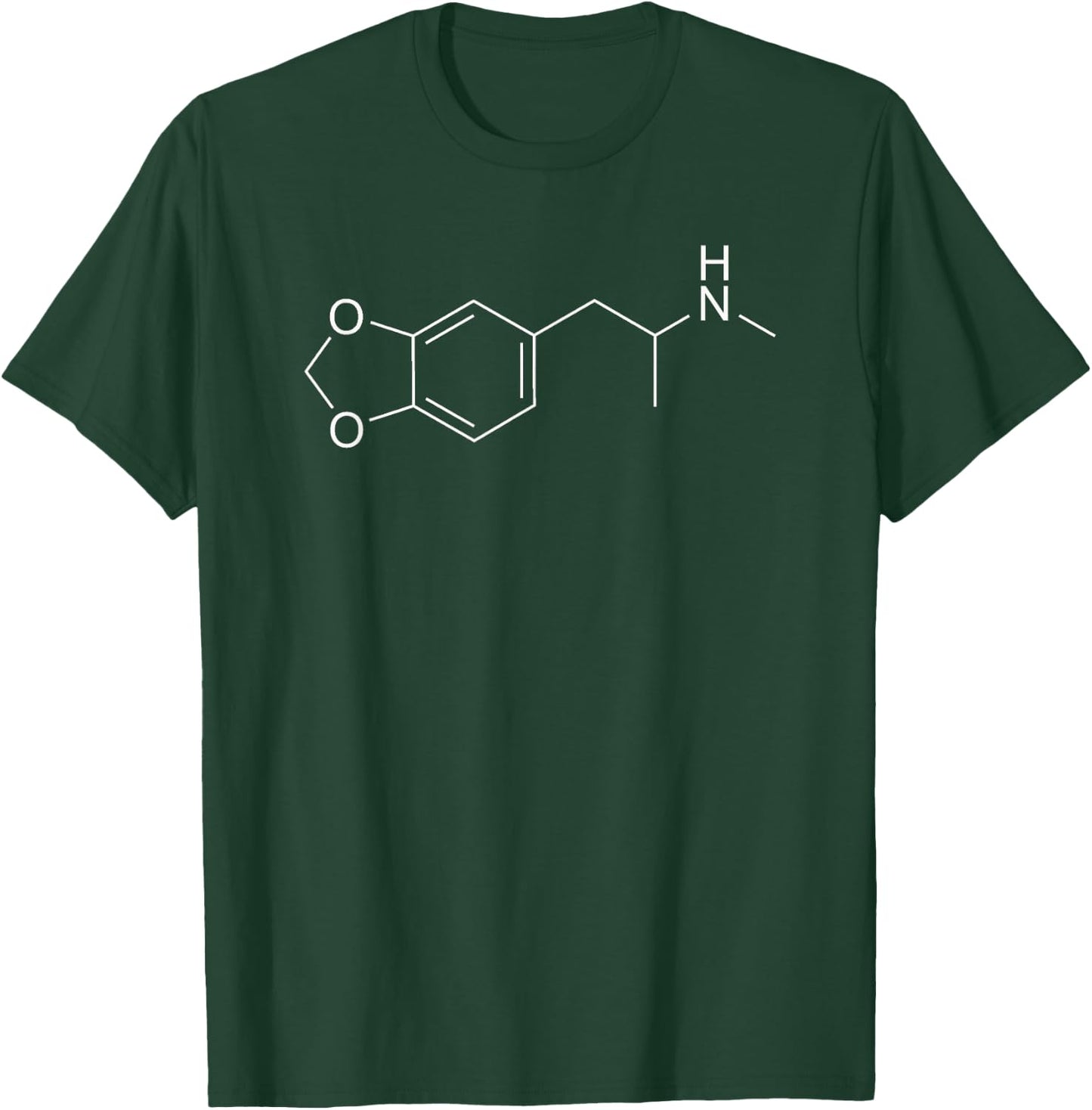 MDMA Ecstasy Molly Molecule Chemical Structure Shirt T-Shirt - T-Shirt | Forest