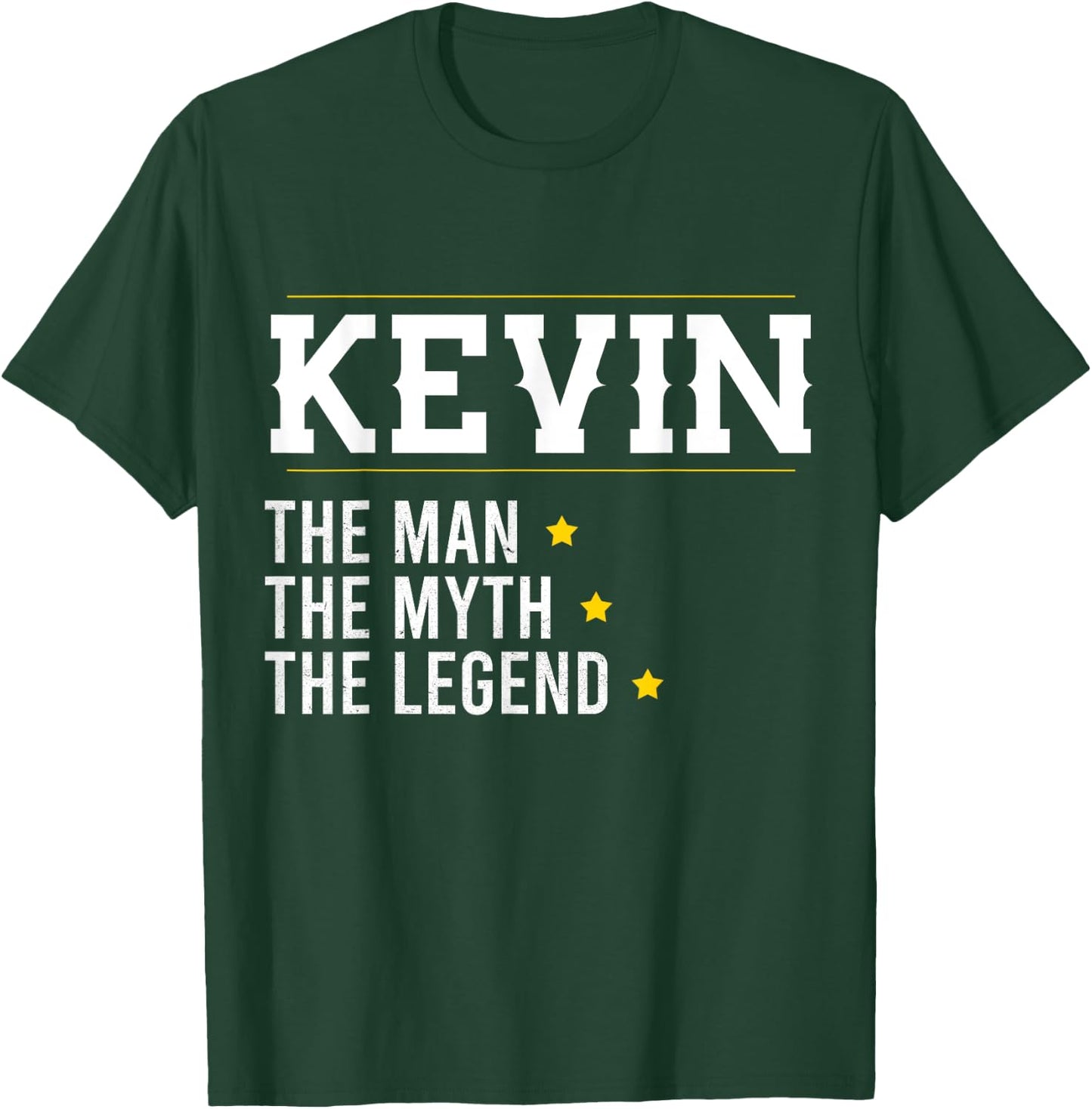 KEVIN Gifts Name Personalized Birthday Presents Funny KEVIN T-Shirt - T-Shirt | Forest