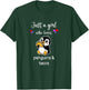 Penguin Taco Shirt Girls Cute Penguin Tacos T-Shirt - T-Shirt | Forest