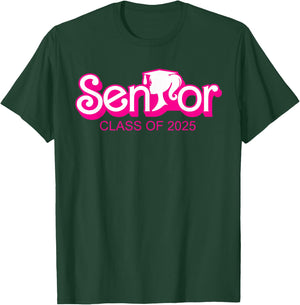 Class of 2025 Senior Gifts Funny Seniors 2025 Girl T-Shirt - T-Shirt | Forest