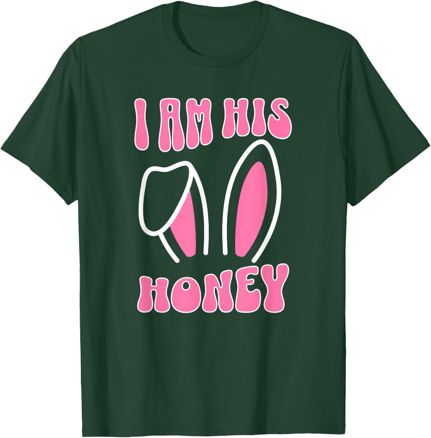 Matching Couple Easter , Matching Wife Easter T-Shirt - T-Shirt | Forest
