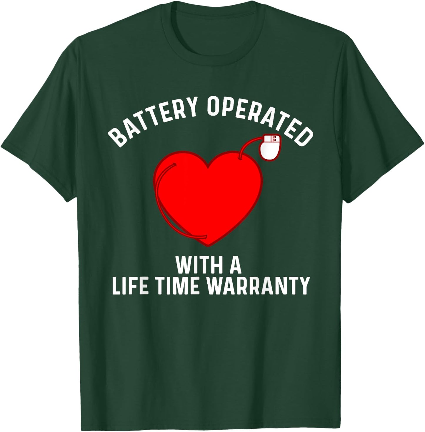 Cool Heart Disease Women CHD Awareness Survivor T-Shirt - T-Shirt | Forest