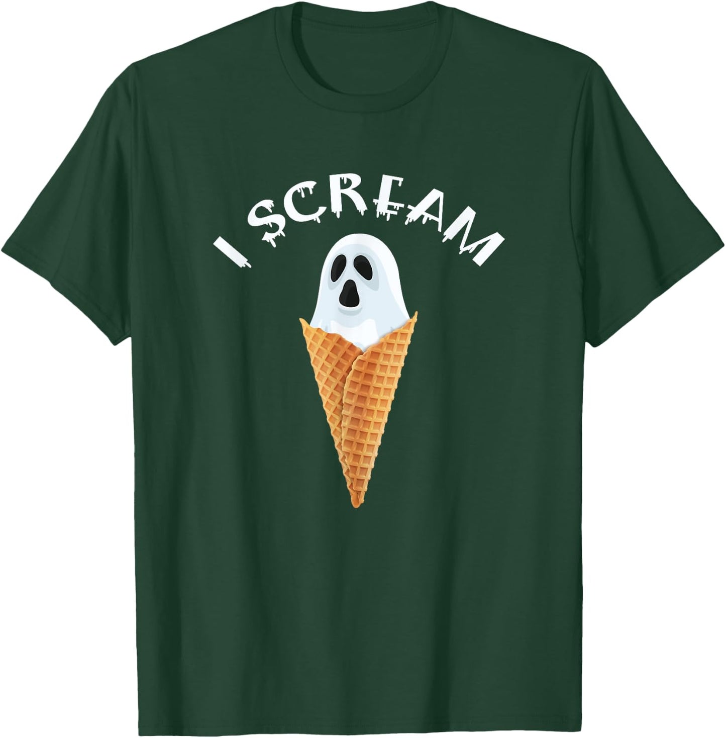 I Scream Halloween T-Shirt - T-Shirt | Forest