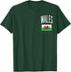 Wales Flag Welsh Pocket Football Soccer Fan Men Women Kids T-Shirt - T-Shirt | Forest
