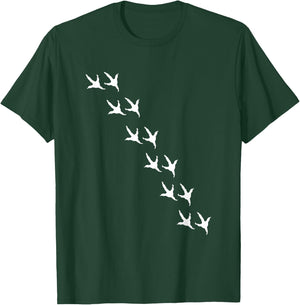 Hen Animal Lover Farm Bird Chicken Footprint Chicken T-Shirt - T-Shirt | Forest