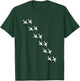 Hen Animal Lover Farm Bird Chicken Footprint Chicken T-Shirt - T-Shirt | Forest
