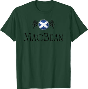 MacBean Clan Scottish Family Name Scotland Heraldry T-Shirt - T-Shirt | Forest
