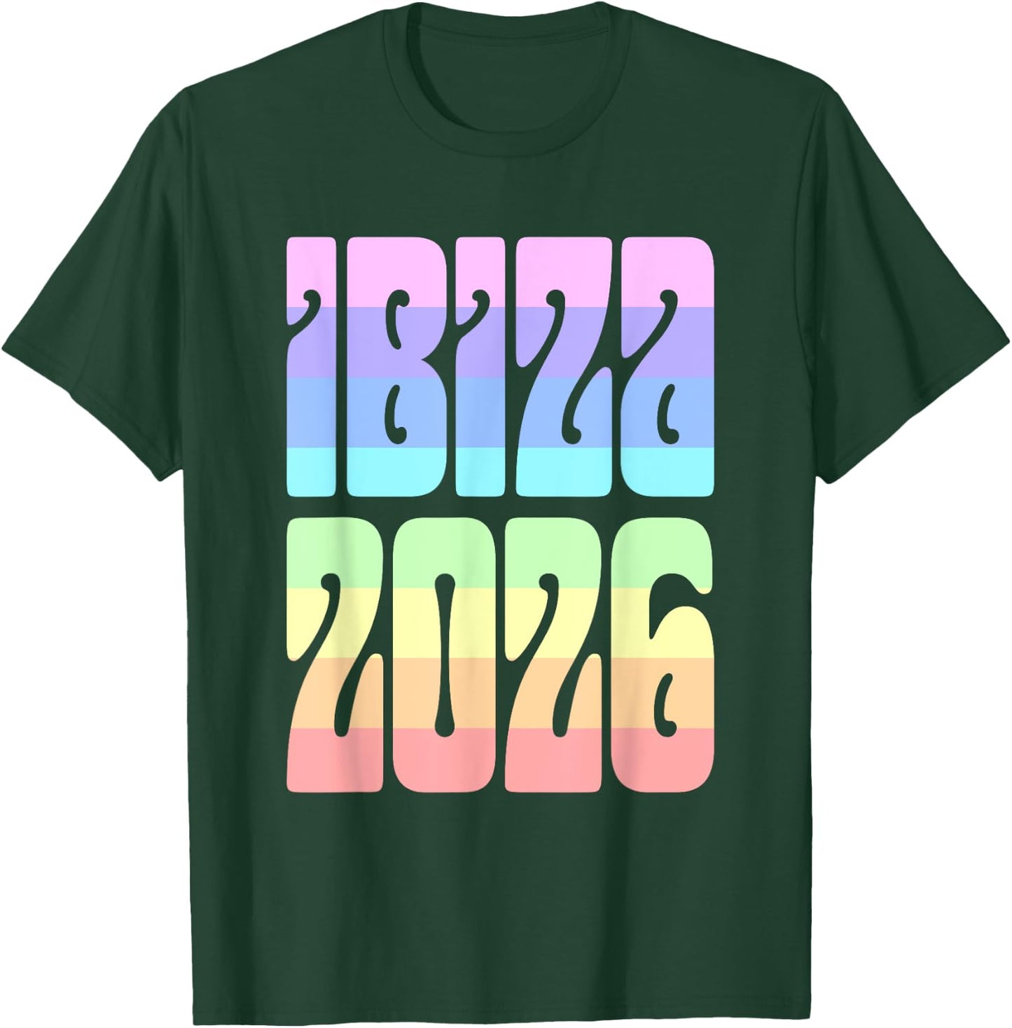 Ibiza Pastel Evening 2026 T-Shirt - T-Shirt | Forest