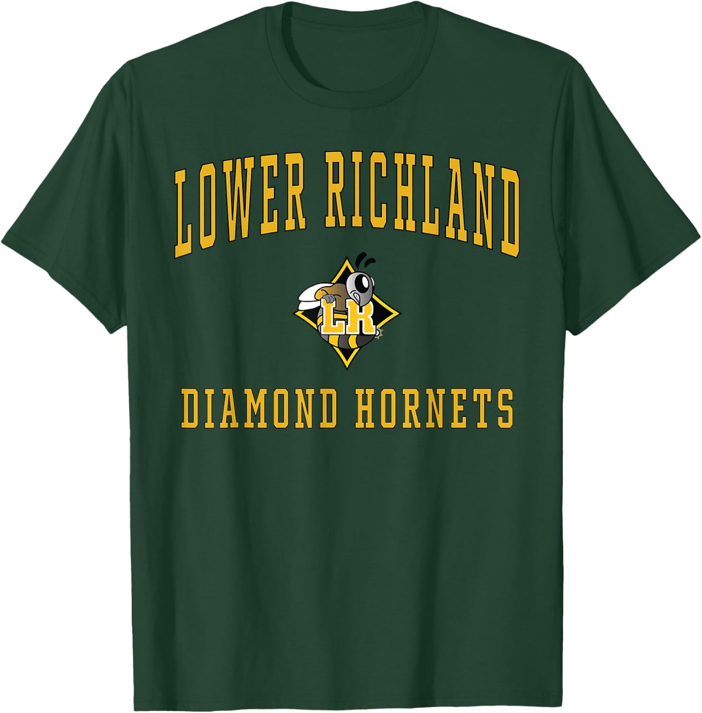 Lower Richland High School Diamond Hornets T-Shirt - T-Shirt | Forest