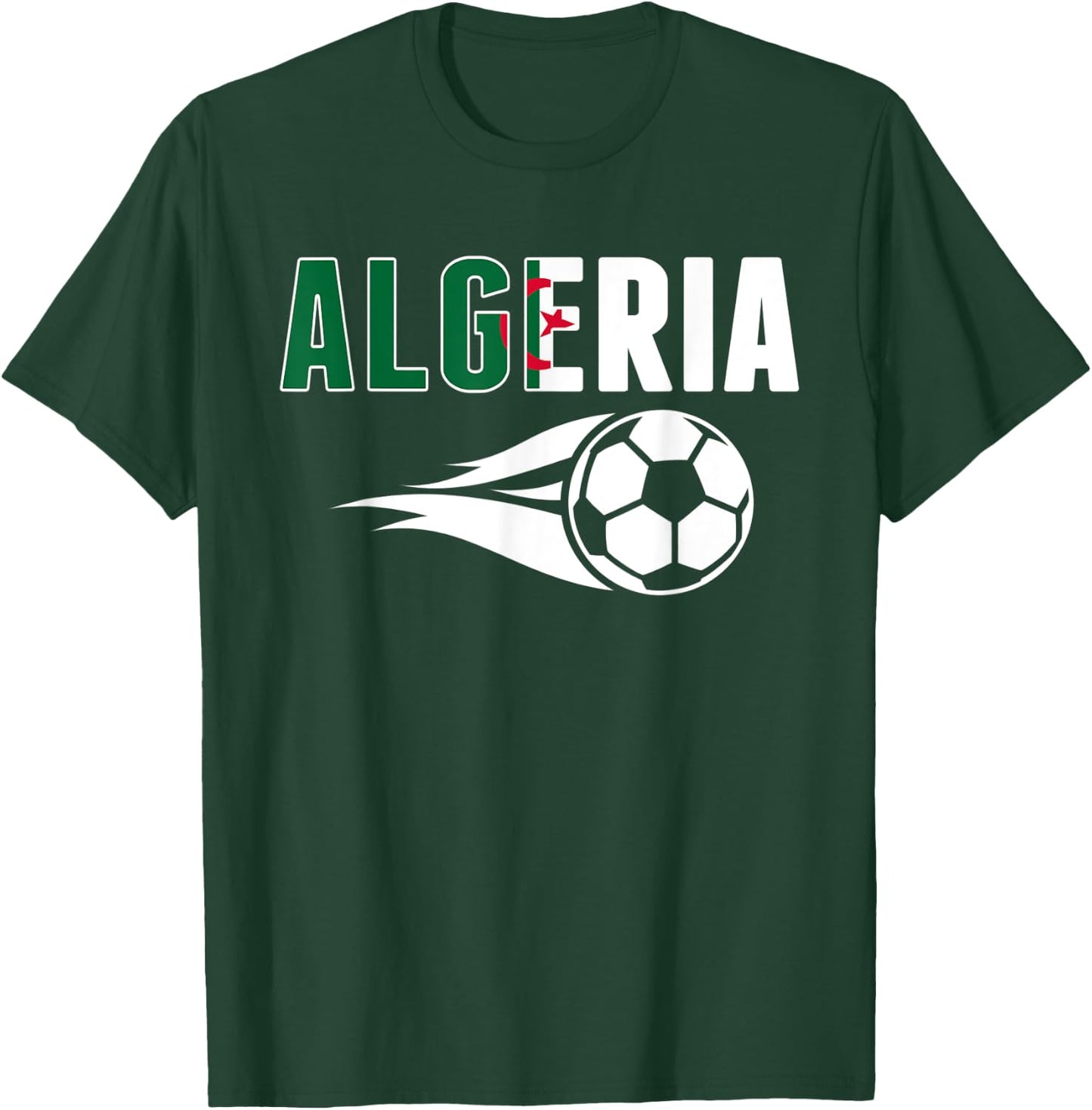 Algerien Fußball-Fans Trikot – algerische Flagge Fußballliebhaber T-Shirt - T-Shirt | Forest
