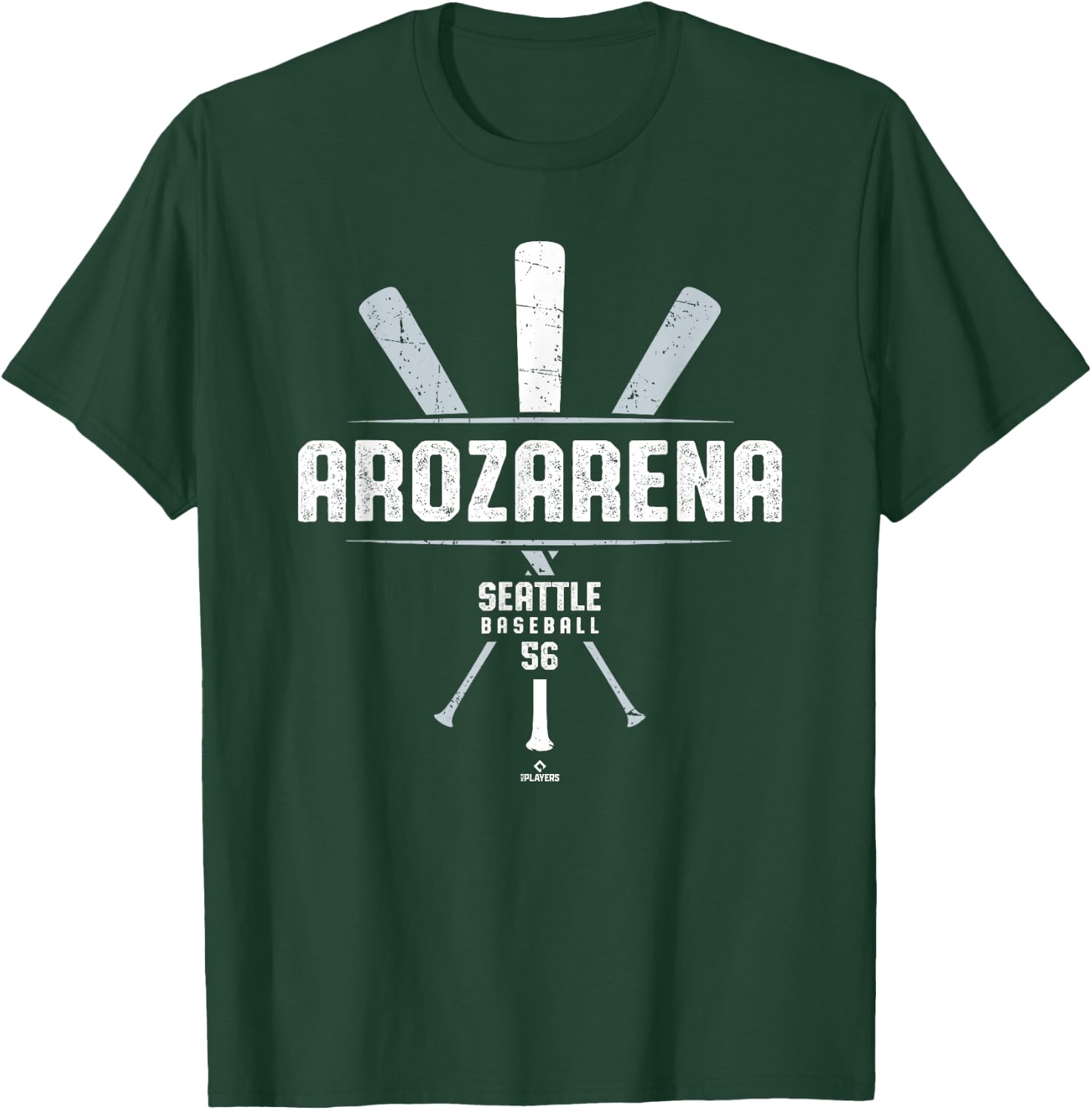 Vintage Baseball Bat Gameday Randy Arozarena Seattle T-Shirt - T-Shirt | Forest