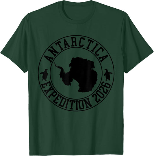 Antarctica Expedition 2026 Family Cruise Vacation Antarctica T-Shirt - T-Shirt | Forest