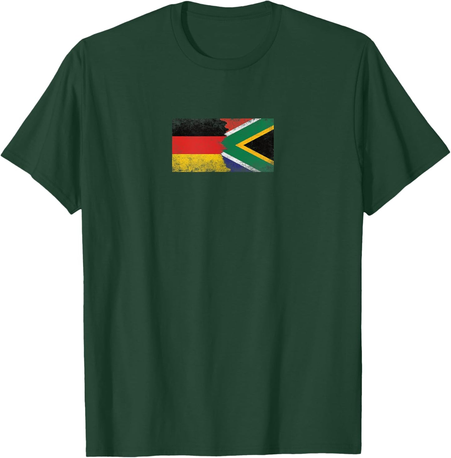 Deutschland & Südafrika Flaggen - Deutsch Südafrika T-Shirt - T-Shirt | Forest