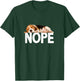 Nope Lazy Beagle T-Shirt - T-Shirt | Forest
