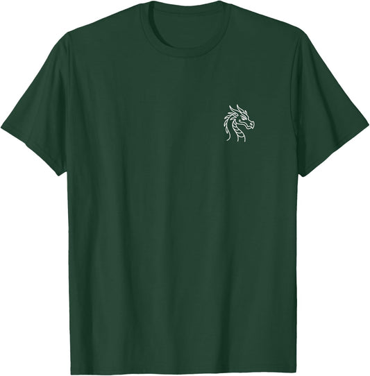 Badge Minimaliste Dragon - Motif Animal T-Shirt - T-Shirt | Forest