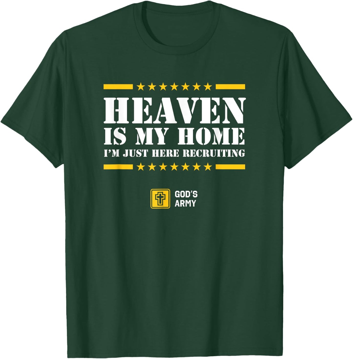 Christian Shirt - Heaven is My Home - Jesus Eternal Life T-Shirt - T-Shirt | Forest