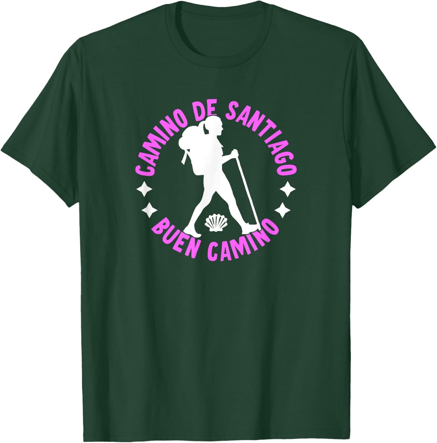 Buen Camino T-Shirt - T-Shirt | Forest