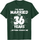 Couples Married 36 Years - Funny 36th Wedding Anniversary T-Shirt - T-Shirt | Forest