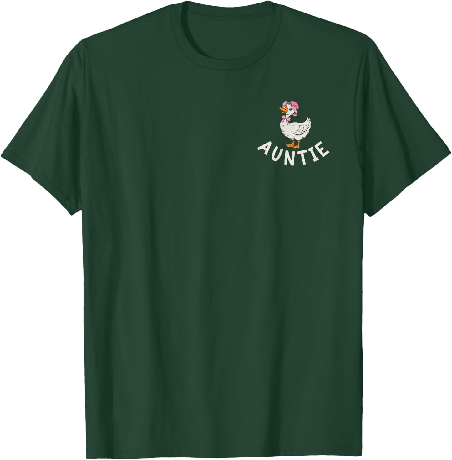 One Silly Goose Auntie Funny 1st First Birthday Family T-Shirt - T-Shirt | Forest