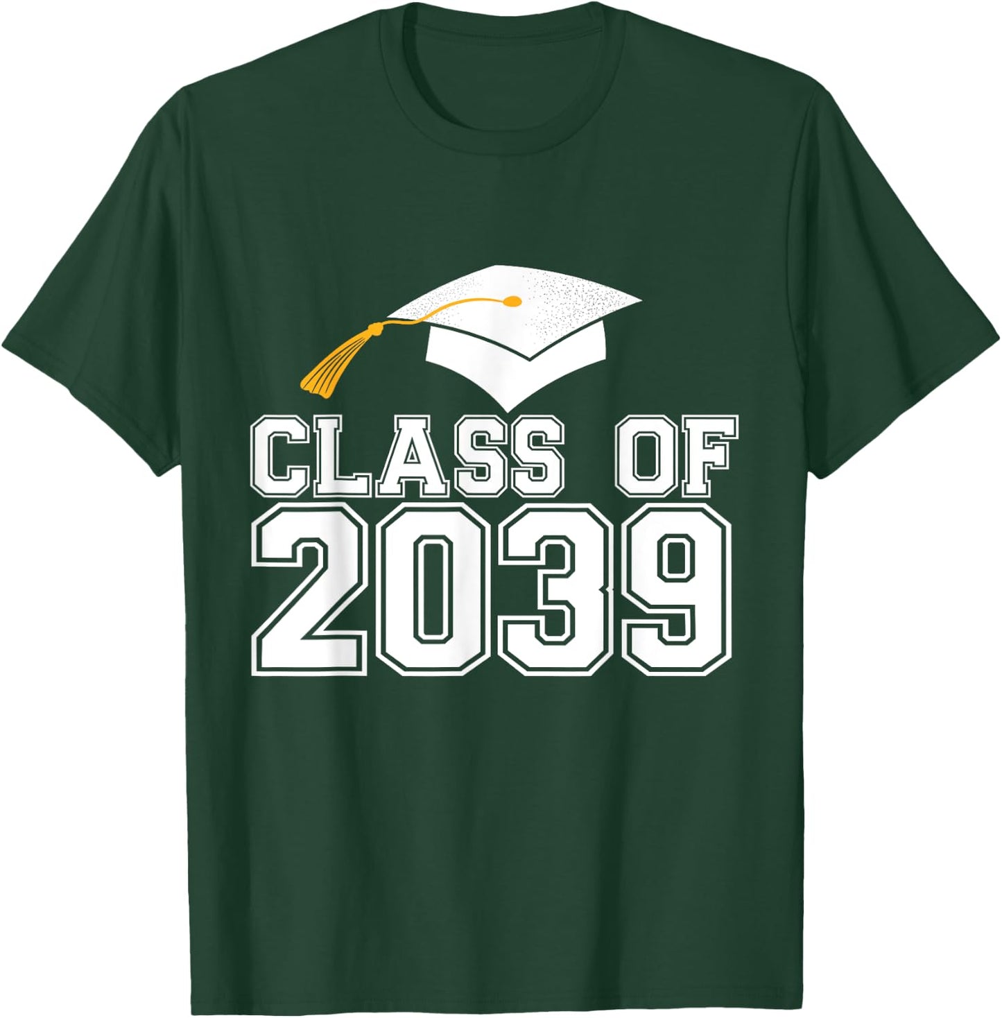 Class of 2039 Grow With Me First Day of School Graduation T-Shirt - T-Shirt | Forest