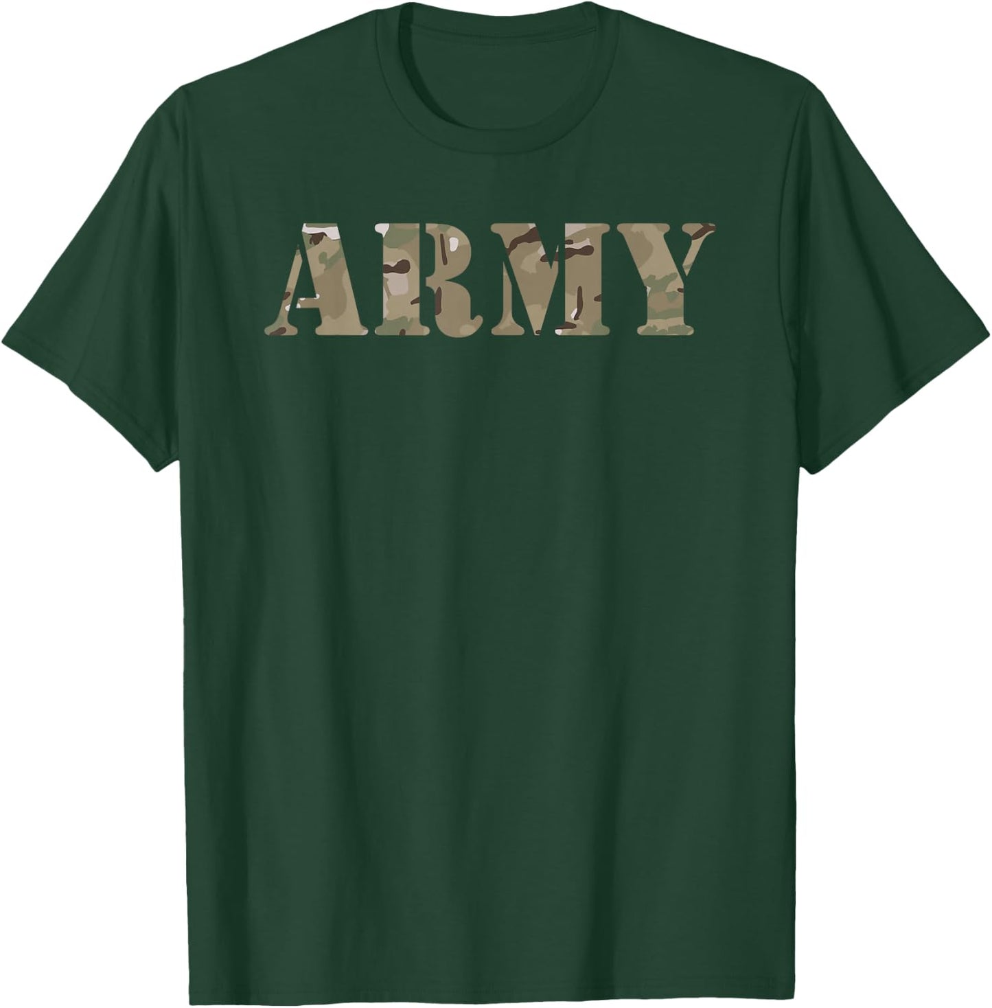 US Army - OCP ACU Camo Multicam Camouflage USA T-Shirt - T-Shirt | Forest