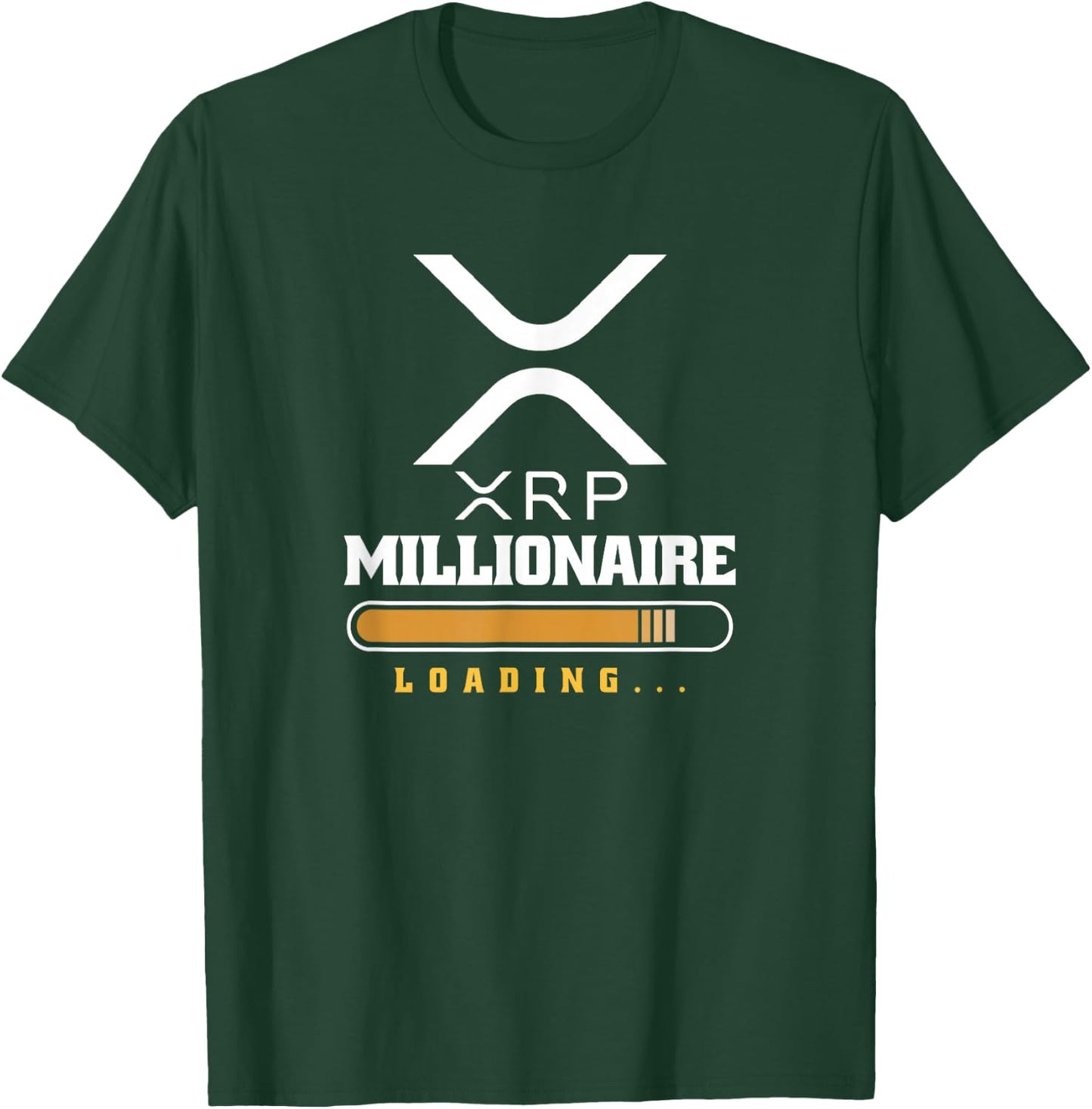 XRP Crypto Millionaire lädt lustiges Kryptowährung - , Schwarz, Kurzarm, S, Klassisch, Polyester 100% T-Shirt - T-Shirt | Forest